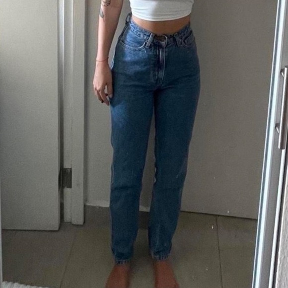 Vintage Jordache High Rise Denim Straight Leg Skinny Jeans - Picture 16 of 16